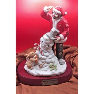 Flambro Emmett Kelly Jr EKJ Figurine SPIRIT OF CHRISTMAS II in Box SIGNED
